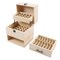 59 Bottles High-quality Wooden Essential Oil Storage Box 3 Tier Oil Case Holder
